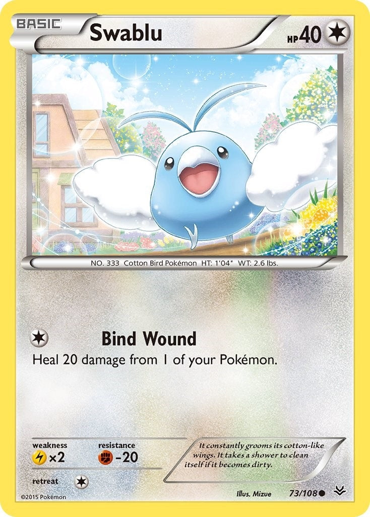 Image for Swablu (73/108) (XY - Roaring Skies) - Pokemon