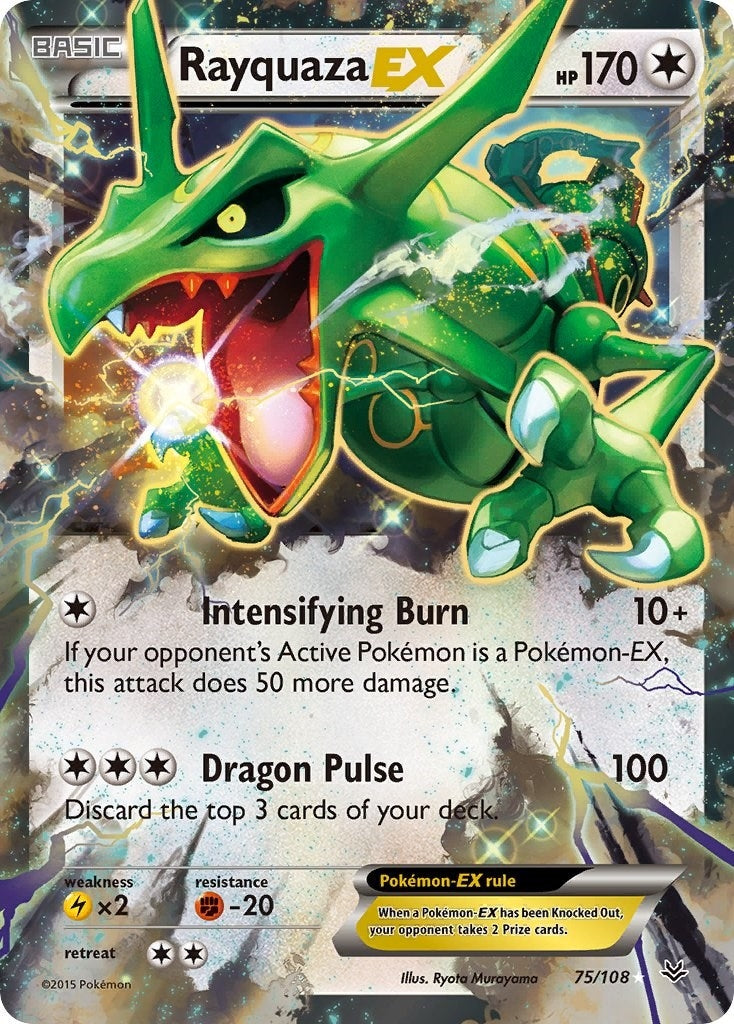 Image for Rayquaza EX (75) (75/108) (XY - Roaring Skies) - Pokemon