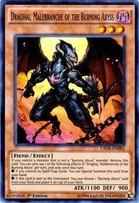Draghig Malebranche of the Burning Abyss (82) (CROS) - YuGiOh Single