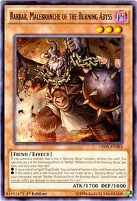 Barbar Malebranche of the Burning Abyss (83) (CROS) - YuGiOh Single