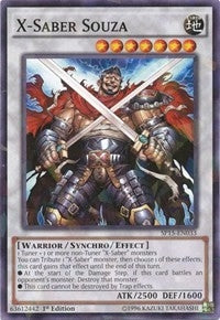 X-Saber Souza (Shatterfoil) (15033) (SP15) - YuGiOh Single