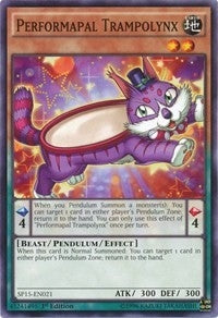 Performapal Trampolynx (15021) (SP15) - YuGiOh Single