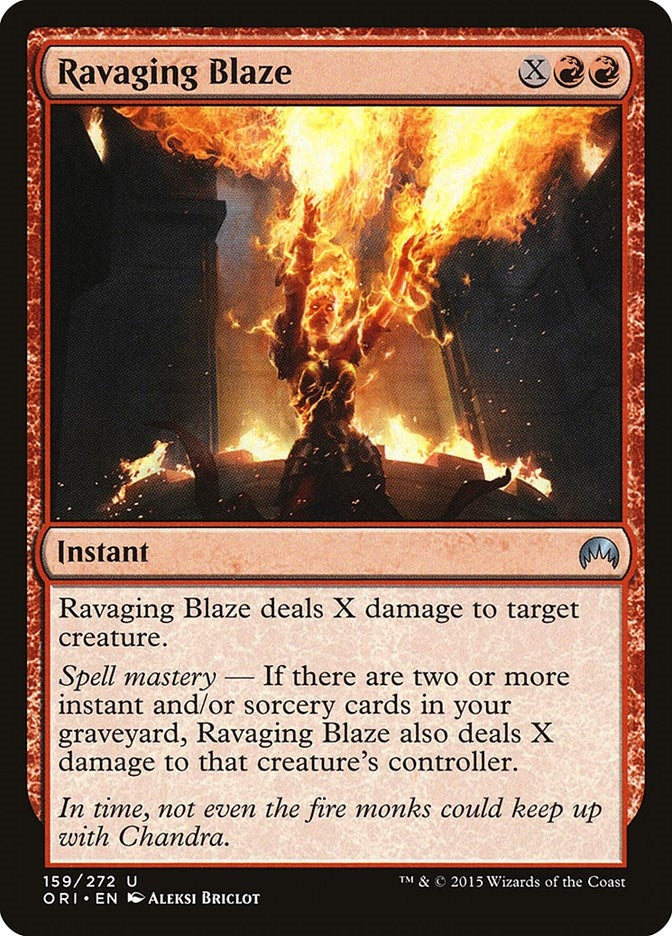 Ravaging Blaze (159) [ORI] - MTG Single