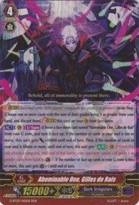 Abominable One Gilles de Rais (3010) [G-BT03] - Cardfight Vanguard Single