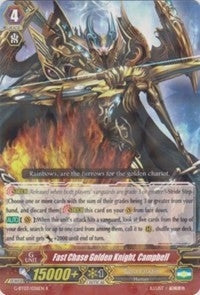 Fast Chase Golden Knight Campbell (3026) [G-BT03] - Cardfight Vanguard Single