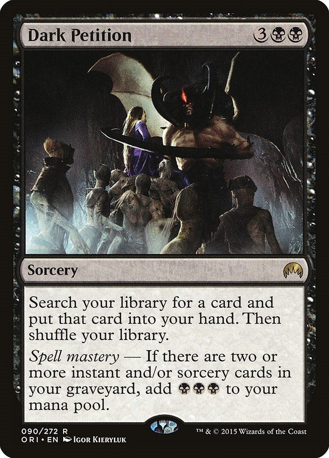 Dark Petition (90) [ORI] - MTG Single