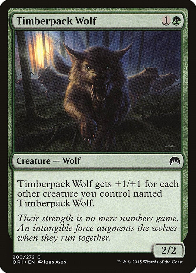 Timberpack Wolf (200) [ORI] - MTG Single