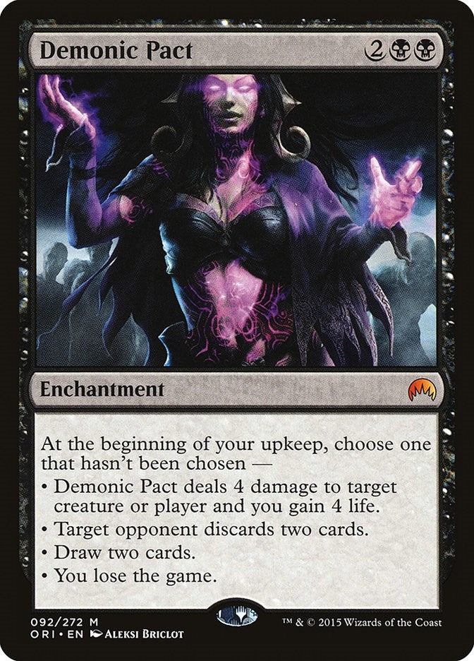 Demonic Pact (92) [ORI] - MTG Single