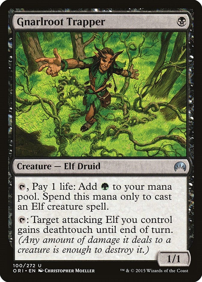 Gnarlroot Trapper (100) [ORI] - MTG Single