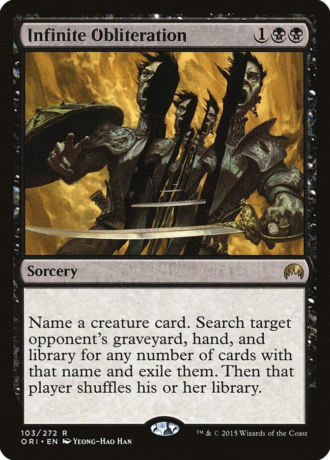 Infinite Obliteration (103) [ORI] - MTG Single