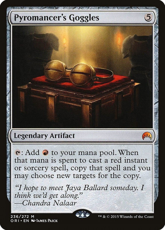 Pyromancer’s Goggles (236) [ORI] - MTG Single