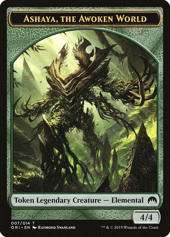 Ashaya the Awoken World Token (0) [ORI] - MTG Single