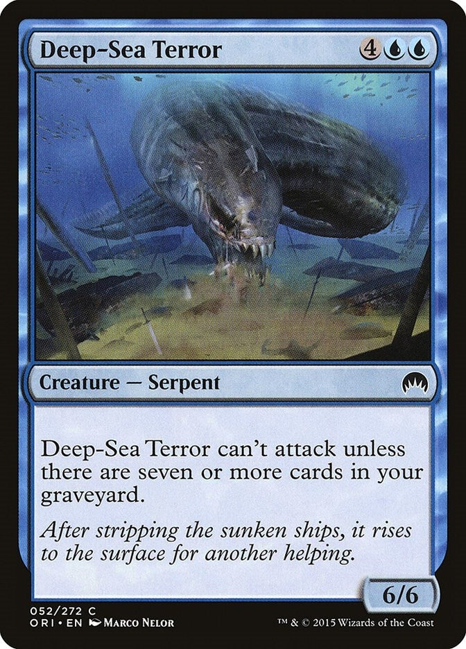 Deep-Sea Terror (52) [ORI] - MTG Single