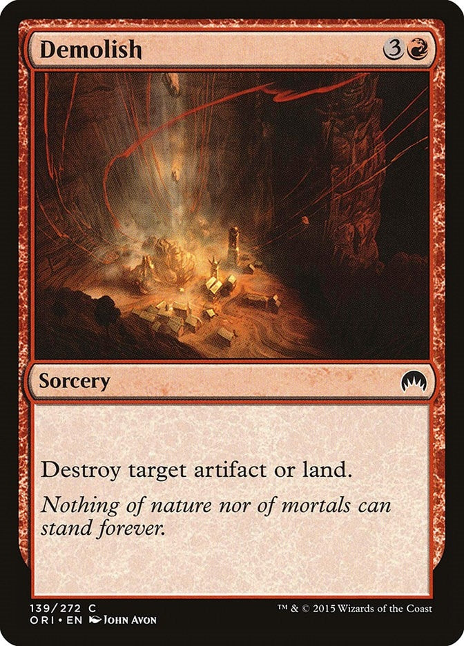 Demolish (139) [ORI] - MTG Single