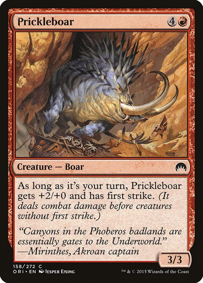 Prickleboar (158) [ORI] - MTG Single