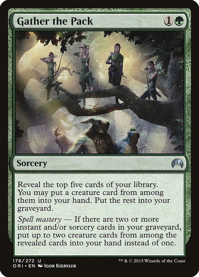 Gather the Pack (178) [ORI] - MTG Single