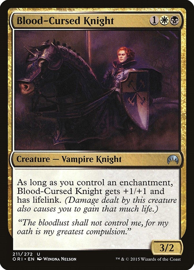 Blood-Cursed Knight (211) [ORI] - MTG Single