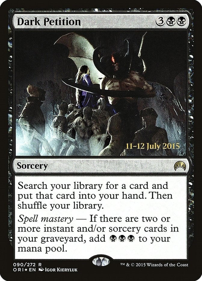 Dark Petition (90) [PRE] - MTG Single