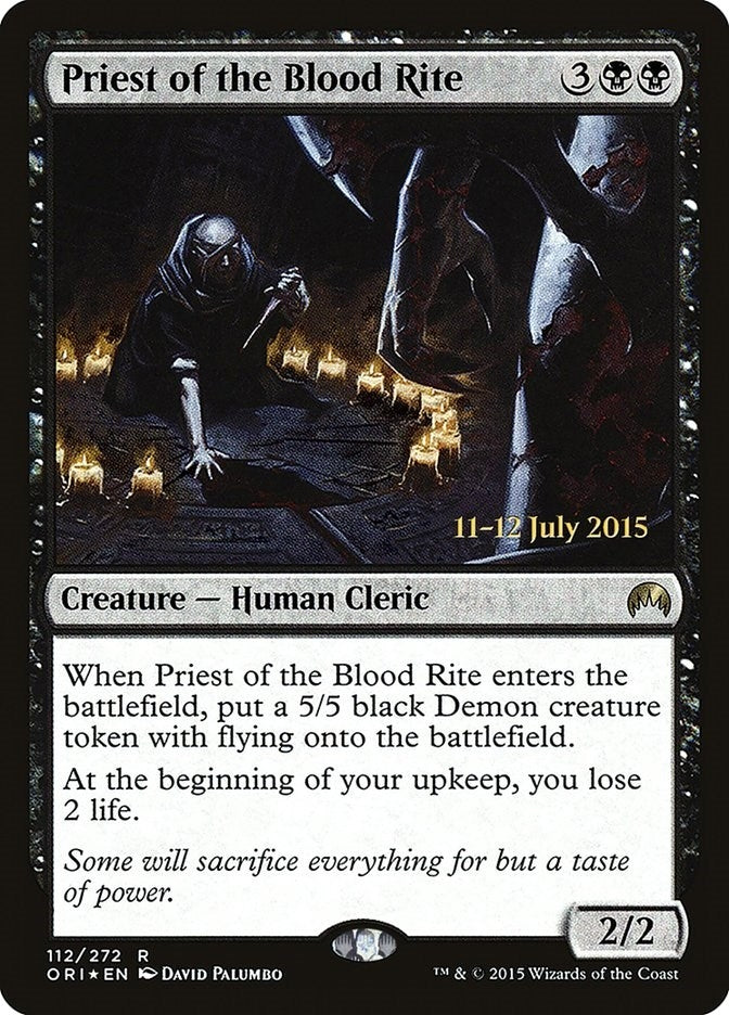 Priest of the Blood Rite (112) [PRE] - MTG Single
