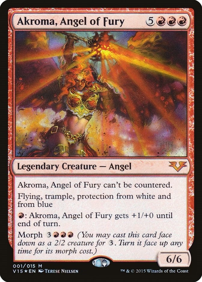 Akroma Angel of Fury (1) [V15] - MTG Single