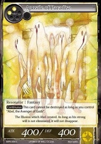 Apostle of Paradise (4) [MPR] - Force of Will Single