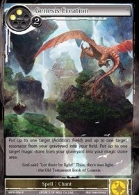 Genesis Creation (6) [MPR] - Force of Will Single