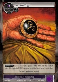 Yellow Sign (88) [MPR] - Force of Will Single
