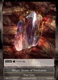 Magic Stone of Darkness (101) [MPR] - Force of Will Single
