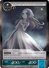 Riina the Girl with Nothing (48) - Force of Will Single