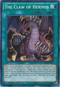 The Claw of Hermos (2013) (DRL2) - YuGiOh Single