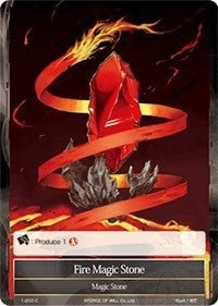 Fire Magic Stone (1) - Force of Will Single