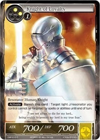 Knight of Loyalty (10) [CMF] - Force of Will Single
