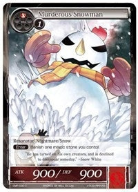 Murderous Snowman (30) [CMF] - Force of Will Single