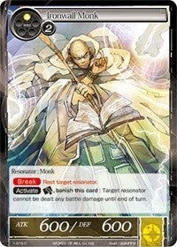 Ironwall Monk (1) - Force of Will Single