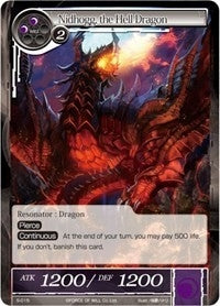 Nidhogg the Hell Dragon (15) - Force of Will Single