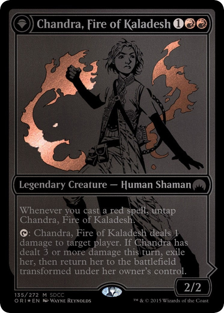 Chandra Fire of Kaladesh (SDCC 2015 Exclusive) (135) [MEDIA] - MTG Single