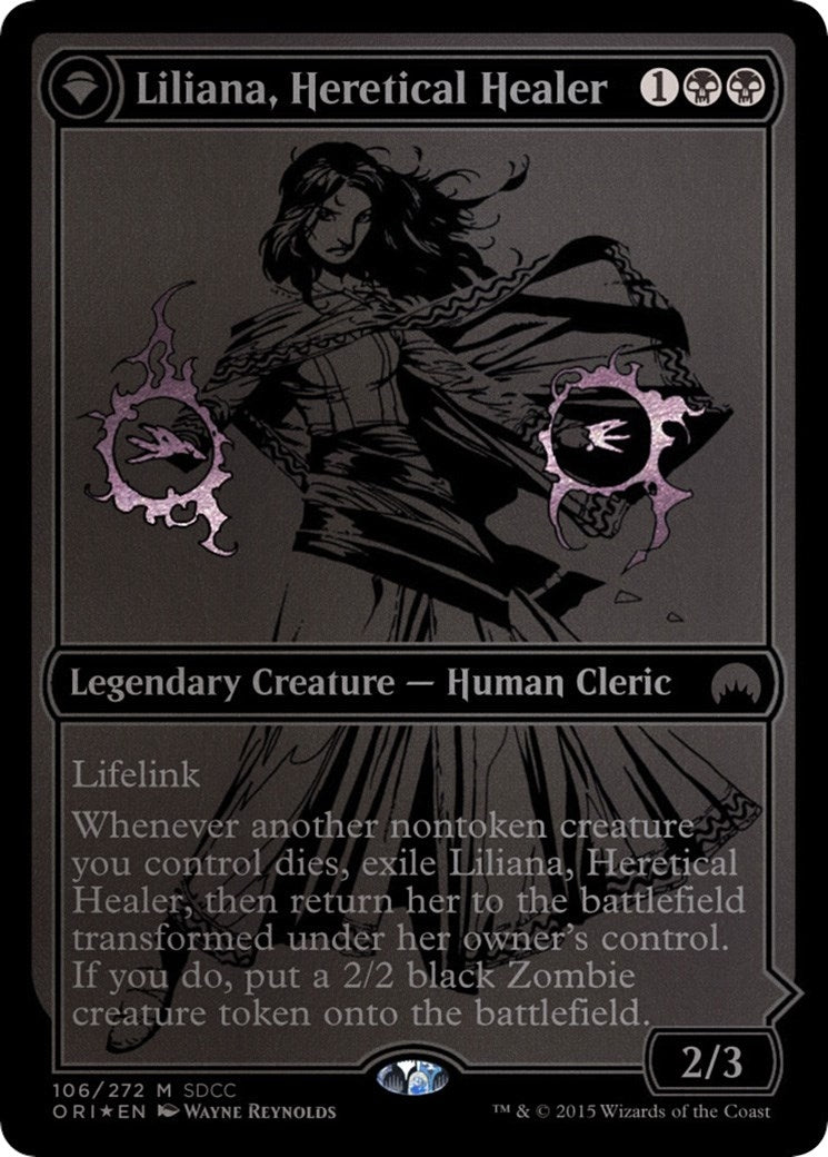 Liliana Heretical Healer (SDCC 2015 Exclusive) (106) [MEDIA] - MTG Single