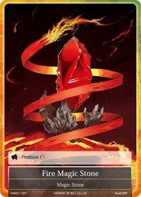Fire Magic Stone (1091) [VIN001] - Force of Will Single