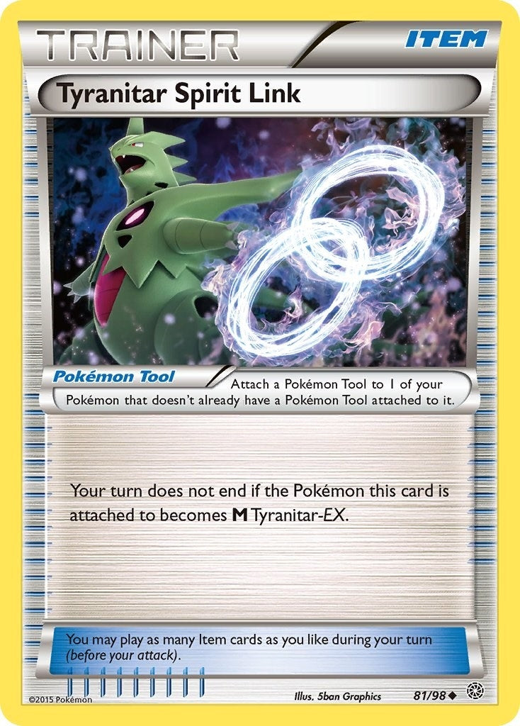 Image for Tyranitar Spirit Link (81/98) (XY - Ancient Origins) - Pokemon