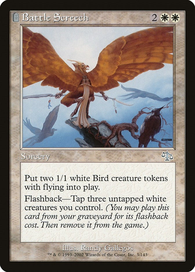 Battle Screech (3) [JUD] - MTG Single