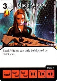 Black Widow - Cold Warrior (3) - Dice Masters Single