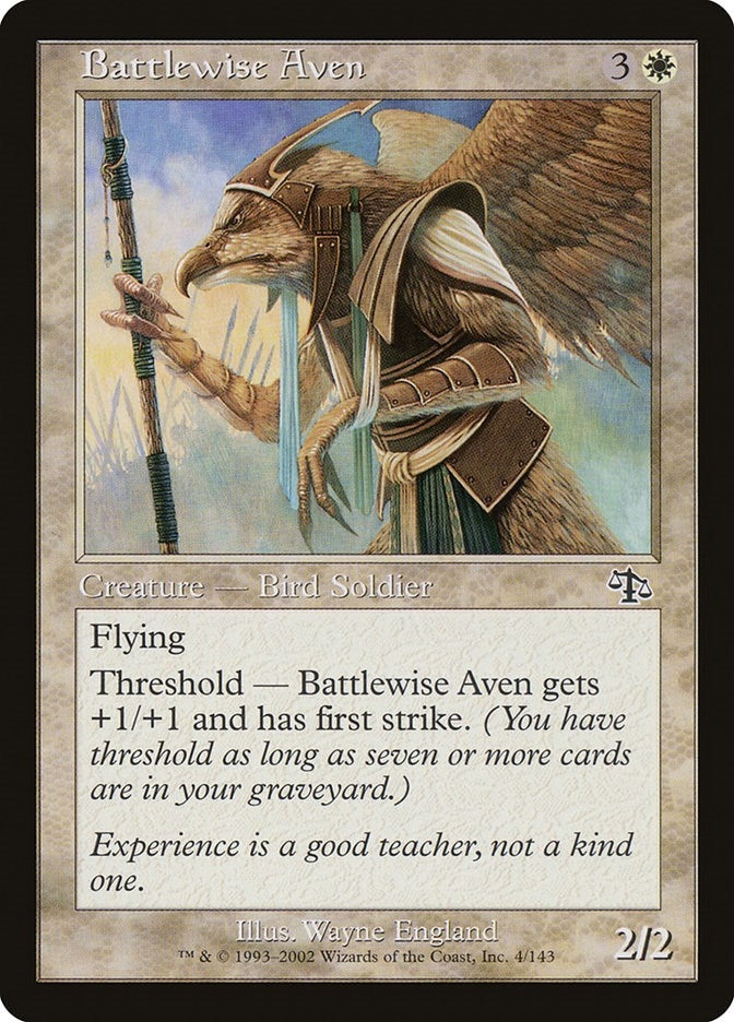 Battlewise Aven (4) [JUD] - MTG Single