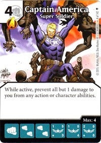 Captain America - Super Soldier (4) - Dice Masters Single