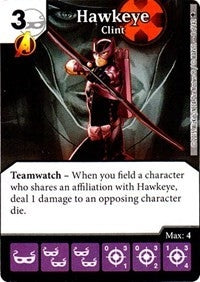 Hawkeye - Clint (8) - Dice Masters Single