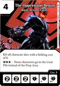 The Oppression Begins (34) - Dice Masters Single