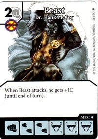 Beast - Dr. Hank McCoy (36) - Dice Masters Single