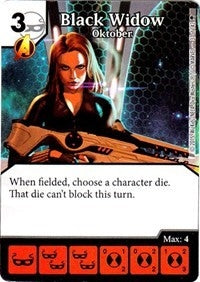 Black Widow - Oktober (37) - Dice Masters Single