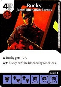 Bucky - James Buchanan Barnes (38) - Dice Masters Single