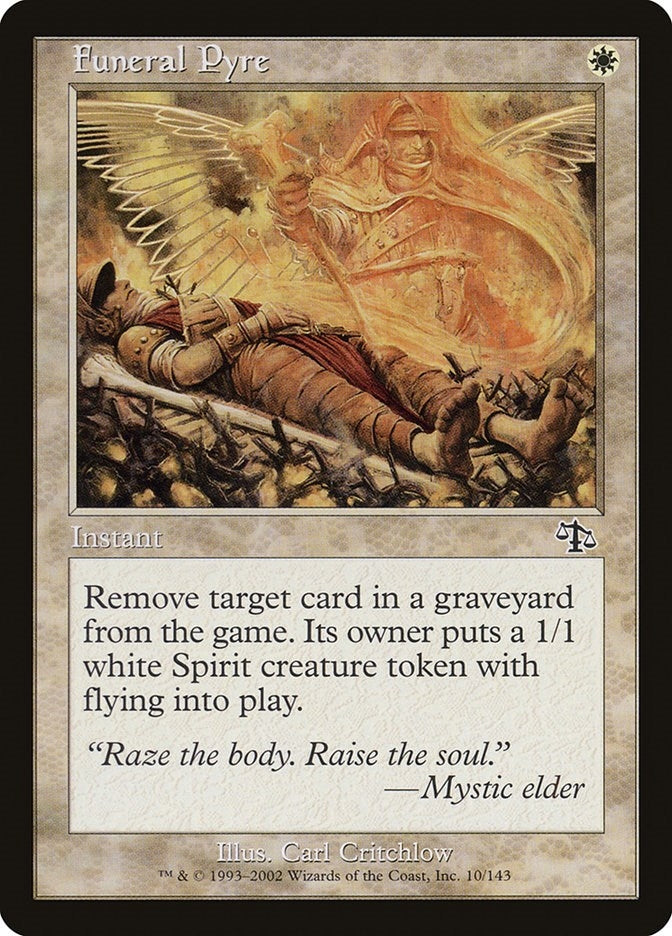 Funeral Pyre (10) [JUD] - MTG Single