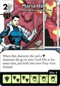 Maria Hill - Avengers Liaison (55) - Dice Masters Single